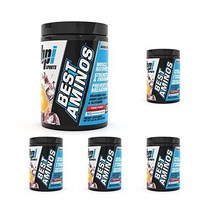 BPI 스포츠 베스트 아미노스 - BCAA 파우더 포스트 워크아웃 & 글루타민 리커버리 드링크 수분 및 회복을 위한 분지쇄 아미노산 남녀용 - 후르츠 펀치 - 25인분 (5개 포