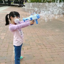 KC인증 게틀링 바주카 샷건 버블건 버블총 비누방울 장난감 어린이날선물 유아완구, 10구 샷건 버블건, 핑크