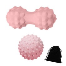 블루핏 땅콩 마사지볼+지압 싱글볼 세트, 핑크, 핑크1292517 14