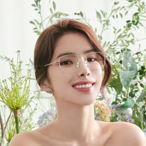 멜라크메 국산 티타늄 베타티타늄 가벼운 7g 슬림 사각 안경테 자외선 블루라이트 차단 렌즈 안경