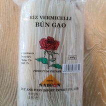BUN GAO RICE VERMICELLI 분카오 쌀 버미셀리 베트남국수400g worldfood