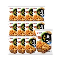 농심 조청유과 96g x 12봉 현미조청 봉지과자, 단품