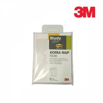 1+1 한국사 3M 한국지도 포스트잇 문구 접착식 필기노트 부착 학생 업무관리 포스티지