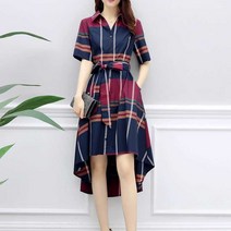 SAMARA 여성 여자 쿠지 체크 셔츠원피스 여름신상원피스 데일리룩