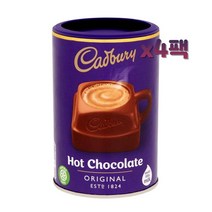 Cadbury 캐드버리 핫초코 핫 초콜렛 250g x4팩