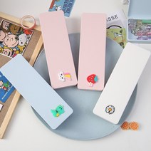 몽실몽실 가벼운 중학생필통 심플한 플라스틱 문구필통 고등학생 대학생 초등필통, 6.화이트파인애플