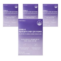 여에스더 초임계 알티지 오메가3 감마 우먼케어 여성 여자 닥터에스더 에스더포뮬러 여예스더 여예스다 여에스터, 4통, 4개