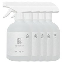 온다숲 맑고맑은 잎피톤치드 편백수 스프레이, 500ml, 5개