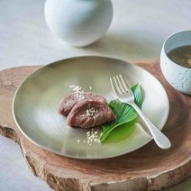 광명유기 방짜 원형접시