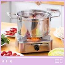 가정용 철판 고기 화로 1인 화로 구이 일본화로, 고체연료스토브ㅡ골드