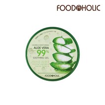 푸드어홀릭 알로에 베라 수딩젤 300ml 99% 올리브영 보습 진정 사용법 효과