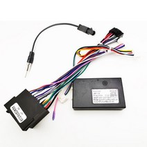 자동차 관련제품 배선 하네스 캔 버스 디코더 16 핀 플러그-ISO 커넥터 르노 클리오 MK3 더스터용 자동차, 02 with antenna adapter