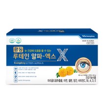 광동 루테인 알파-엑스 120캡슐 x 500mg 4개월분 노안 학생 눈건강 눈영양제, 1개