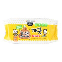 강아지 소변 대변 실수 청소 물티슈 50장 수술후목욕 동물용의약외품 댕이