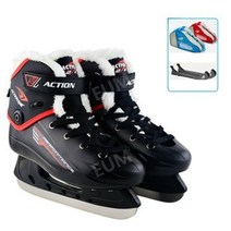 스피드스케이트 아이스 하키 피겨스케이트 쇼트트랙 내피분리 블랙 핑크 2종 링크 레슨 강습, 39, 숏스케이트