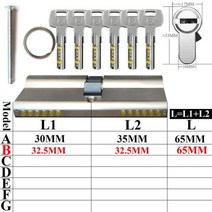 전동 실린더 전기 파워 삼면 포장기 에어 도어 공압 유럽 표준 잠금 엔트리, 65MM+A