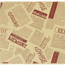 샌드위치포장지 토스트 유산지 노루지 랩 25pc 샌드위치 왁스 종이 케이크 기름 음식 포장지 빵 버거 튀김, 04 25pcs