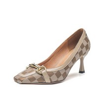 NEW 명품 고급 럭셔리 예쁜 여성 구두 여자 발편한 면접 승무원 하이힐 슈즈 수제화 신발 빅사이즈 36