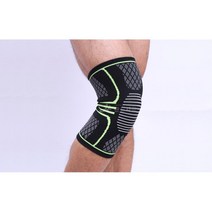 무릎보호용품 등산용 라텍스 스판 통풍 무릎 테이핑 밴드 오렌지 L 등산용무릎보호대, 1개