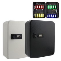 키 박스 열쇠 보관함 자물쇠 함 보안 케이스 KEYBOX _ 31799EA, 20개-블랙