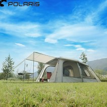 폴라리스 레오 알파 리빙쉘 텐트 거실형 리빙 쉘터 4인용 6인용 오토 패밀리 장박, 웜그레이