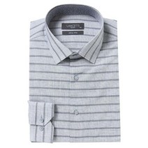 이랜드 [란체티]란체티 2023 SS신상 위사스트라이프 슬림핏 긴팔셔츠 LVS4404GR_괴정점