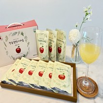 산소카페 청송참맛사과즙 사과맛과향이 가득한 생사과 통착즙 60포 30포120ml, 산소카페 청송참맛사과즙60포
