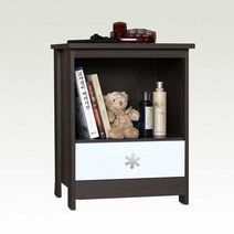 블루밍가구 협탁 전화대 400 침대협탁 침실협탁 미니협탁 완제품, 오픈웬지화이트D