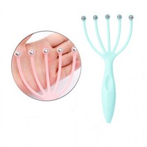 스테인레스 볼 두피마사지기 스텐볼 케어기, 그린