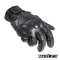 맥슬러 MXG-11 글러브 / Maxler 가죽 장갑 / 스마트터치 / 오토바이 바이크 글러브, 블랙