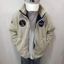 남녀공용 오버핏 후리스 자수 패치 커플 집업 2컬러