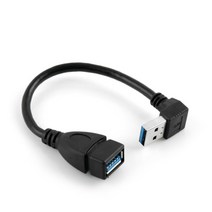 [Coms] USB 3.0 젠더- 연장(M/F) 하향 꺾임형/20cm ITA339
