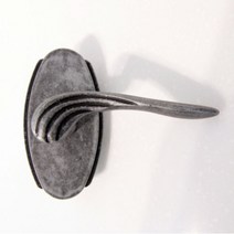 비너스 엔틱실버(CS) 레버락 방문손잡이, 단품