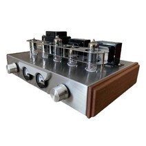 정대성 앰프 6N2 6P1 진공관 앰프 완성품 돼지코 서비스 (DIY조립키트 아님), 단일사이즈, 4. 6n1n(러시아) 레벨미터 블루투스