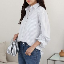 헤레이스 요거트스트라이프셔츠 YMSH23SS198