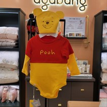 아가방 가을 무형광 디즈니 캐릭터 바디수트~! # 푸우바디수트(모자) 01P017517 # 예쁜건 일단 찜 해야해용~! #착한가격 상품# 아가방BG