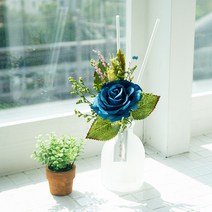 잇츠마이플라워 탄생화 선물 6월 블루 장미 디퓨저 세트 서른아홉 기적 파란장미, 라벤더, 500ml