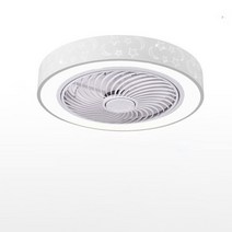 실링팬 미니실링팬 씰링팬지능형 천장 선풍기 조명 220V 110 철제 중공 LED 침실 다이닝 룸 통합, 05 은_01 110V