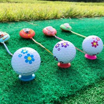 팝나인 골프 만능티 스크린숏티 10개 티홀더, 핑크