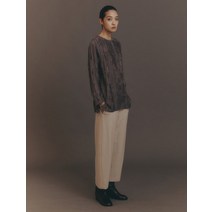 LEBEIGE 울 Semi 와이드 팬츠 아이보리