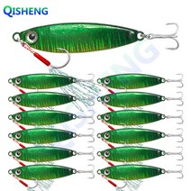 [QISHENG] 배스루어 반짝이 메탈지그 13개입/세트, LSLS-5#, 10g