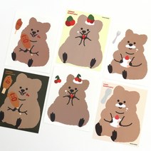 영이의숲꽃카 빅 리무버블 스티커 3종, 1개, 체리 꽃카