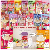 이나바 챠우츄르 대용량 고양이 마약간식 특가+에코웰빙 닭가슴살 증정, 6개, 챠오츄르 닭가슴살+새우,에코웰빙 닭가슴살 증정