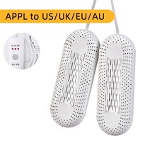 부츠 건조기 신발 건조기 탈취 살균기 [US/EU/UK/AU 플러그] 신발 건조기 히터 220V 탈취기 제습 장치 풋, 02 백색_04 UK