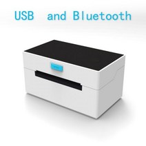 고속 라벨 바코드 프린터 USB 블루투스 열전사 안드로이드 IOS 메이커 스티커 익스프레스, 미국b 블루tooth_EU 플러그