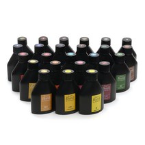 가죽공예 가죽 염색 로파스 바틱 수성 염료 100ml 세이와, 5개 추가, 스몰 사이즈 20개 추가, 곤색