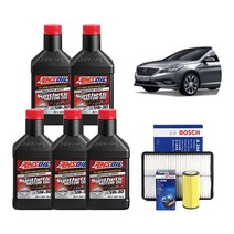 [암스오일] LF쏘나타(뉴라이징포함) 합성엔진오일 패키지 세트 2.0 가솔린/하이브리드/LPI, 1개