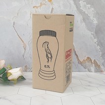 담금주 인삼주 유리 술병 700ml x2개 술담그는병 용기