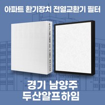 경기 남양주 두산알프하임 아파트 환기시스템 전열교환기 필터 H13등급 공동구매, 24평, 헤파1+프리2