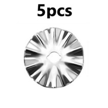 관리기로타리날 농업용관리기 관리기 부착 로타리 기계 부품 LeatherCraft-45mm 로터리 커터 가죽 커팅 도구 패브릭 원형 블레이드 DIY 패치 워크 바느질 퀼팅 올파 컷, [04] 5pcs B1